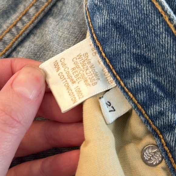 Rag & Bone Boyfriend Jean in Rebel Wash SZ 27 - Picture 4 of 7